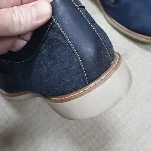 Bass blue denim laced fabric Oxfords. Size 13 s-l400.png main image 2